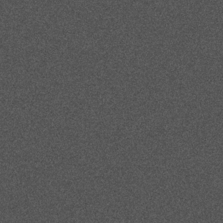 Two grey squares side by side: left, colour film with very fine grain; right, black-and-white film with much coarser, clearly visible grain.: Kodak T-MAX P3200