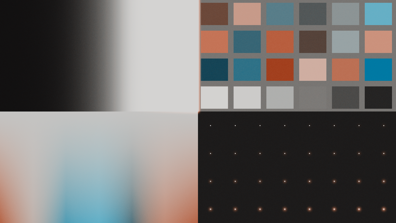 Technicolor Process II calibration chart: Processed